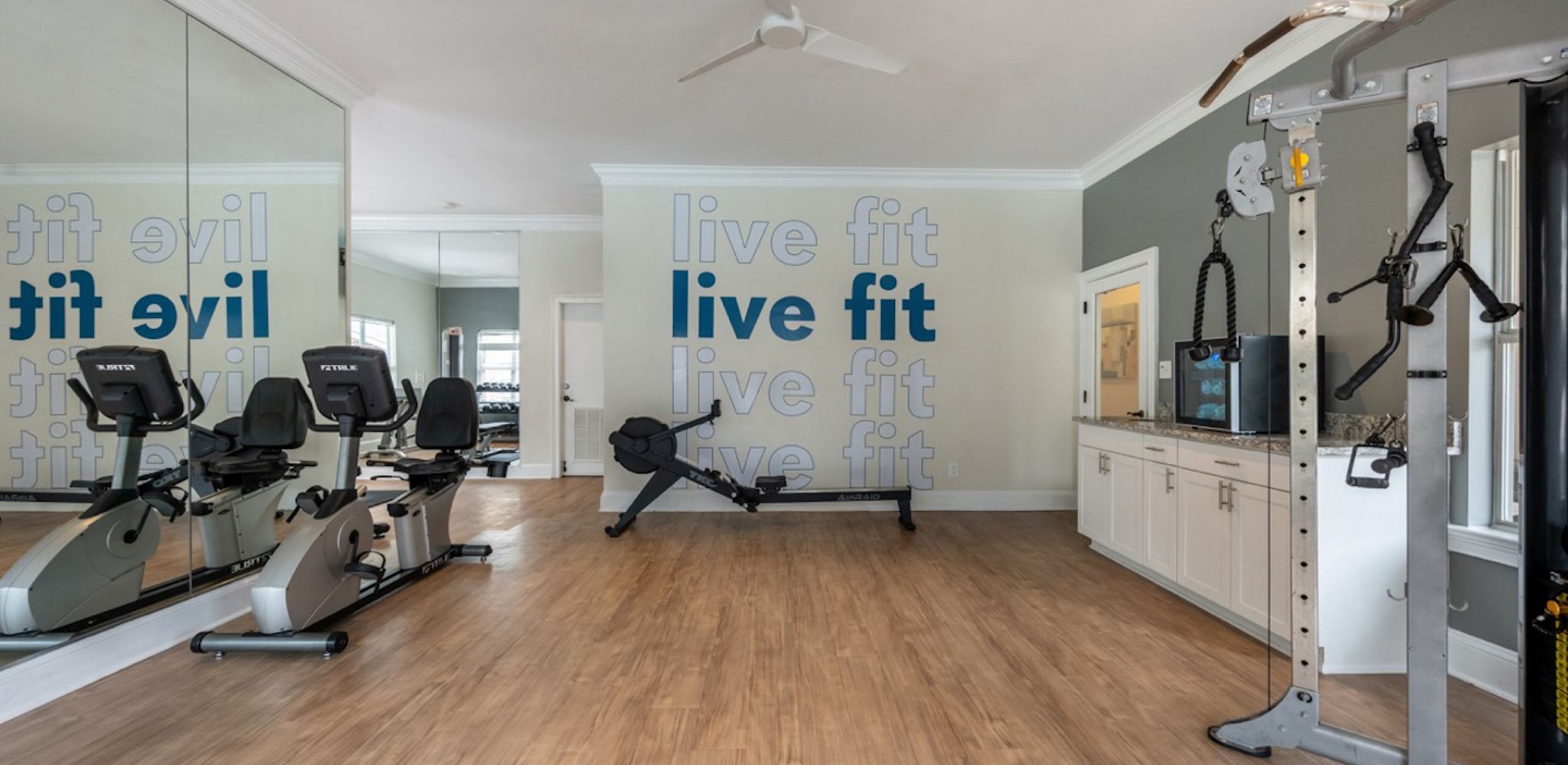 Hawthorne at Kennesaw spacious apartment bedroom with carpeting